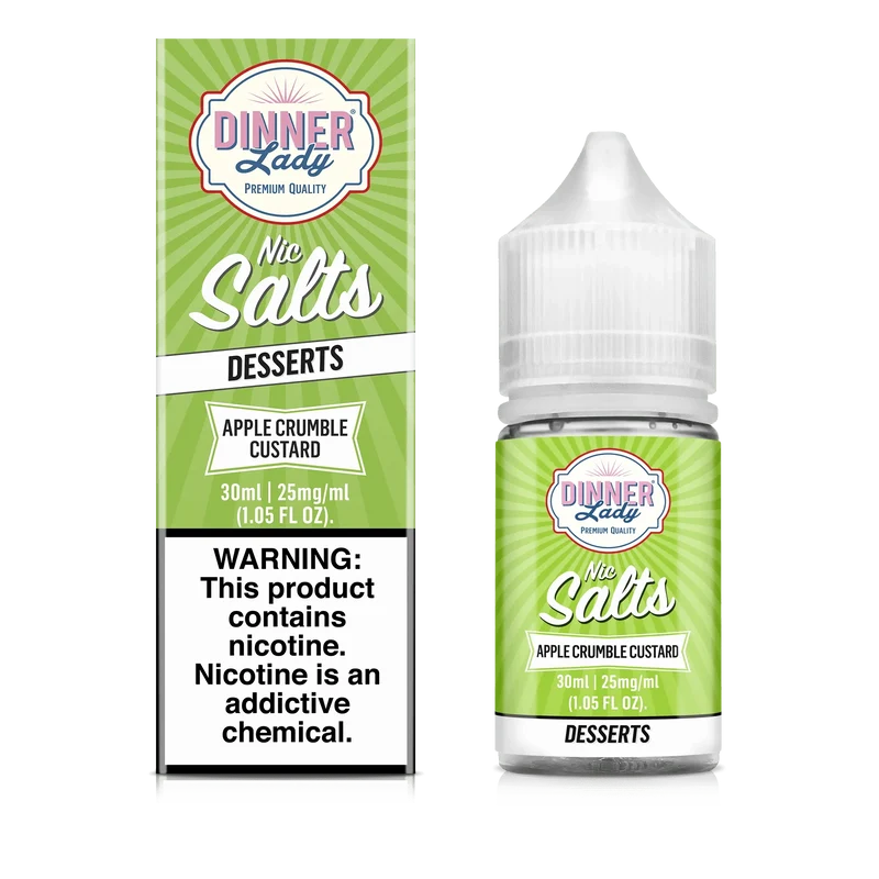 Apple Crumble Custard SALT - Dinner Lady - 30mL