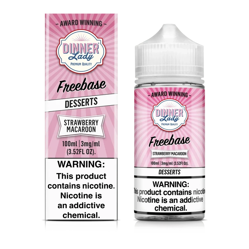 Strawberry Macaroon - Dinner Lady - 100mL