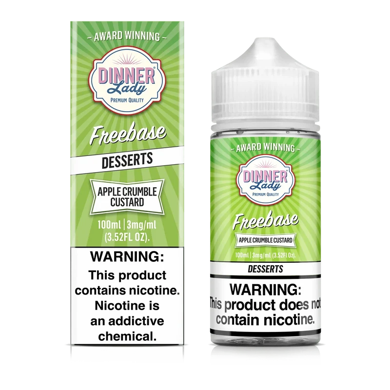 Apple Crumble Custard - Dinner Lady - 100mL