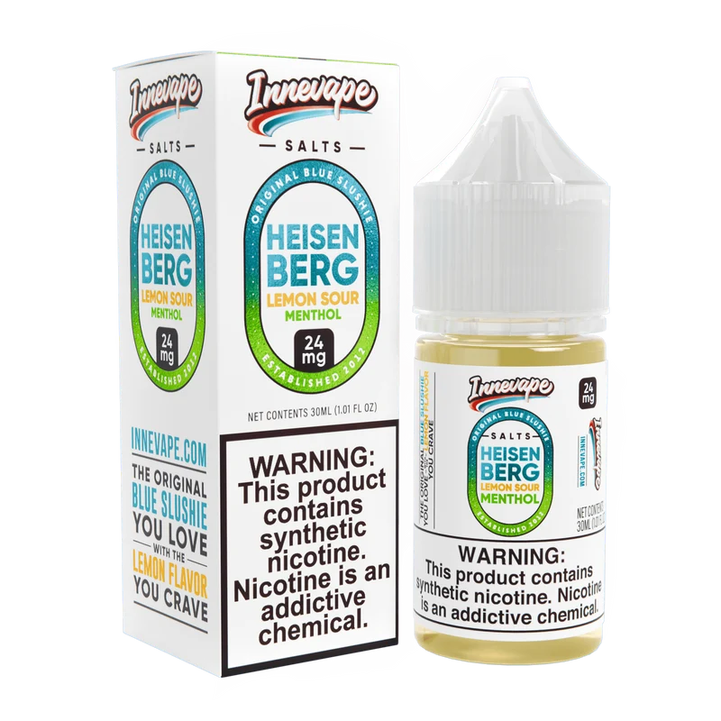 Heisenberg Lemon Sour Menthol SALT - Innevape E-Liquids - 30mL
