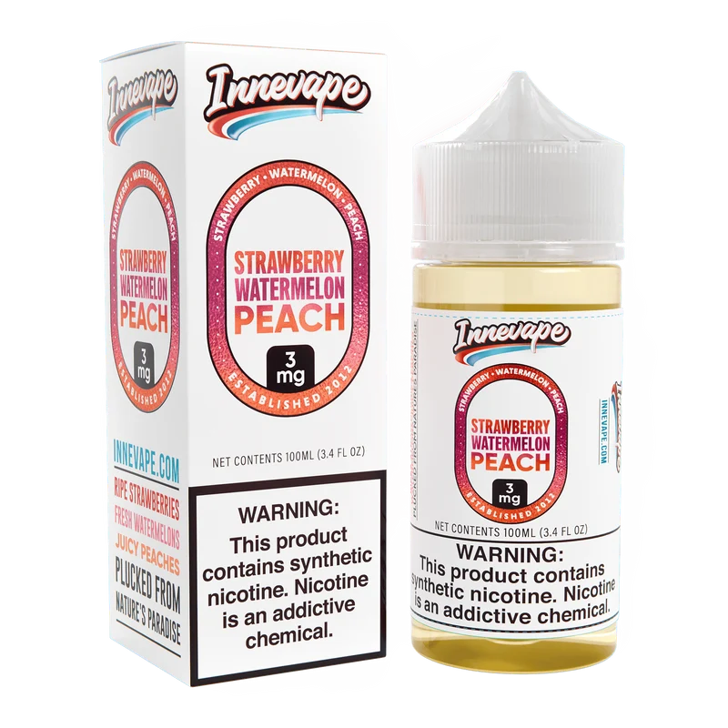 Strawberry Watermelon Peach - Innevape E-Liquids - 100mL