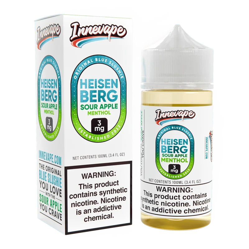 Heisenberg Sour Apple Menthol - Innevape E-Liquids - 100mL
