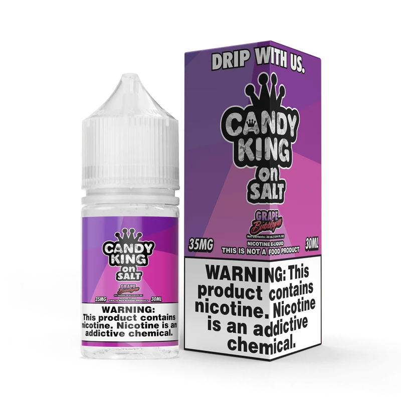 Grape Bubblegum SALT - Candy King - 30mL