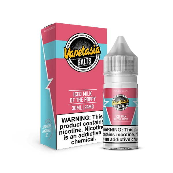 ICED Milk of The Poppy SALT - Vapetasia - 30mL