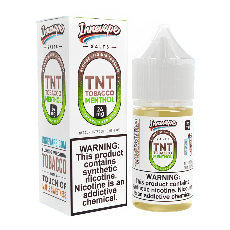 TNT Tobacco Menthol SALT - Innevape E-Liquids - 30mL