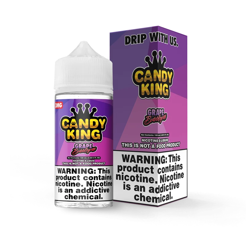Grape Bubblegum - Candy King - 100mL