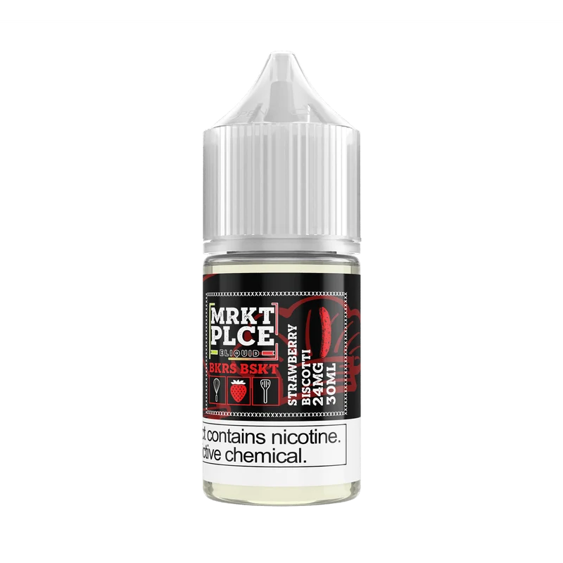 Strawberry Biscotti SALT - MRKT PLCE - 30mL