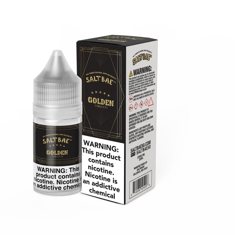 Virginia Tobacco (Golden Tobacco) SALT - Salt Bae 50 - 30mL