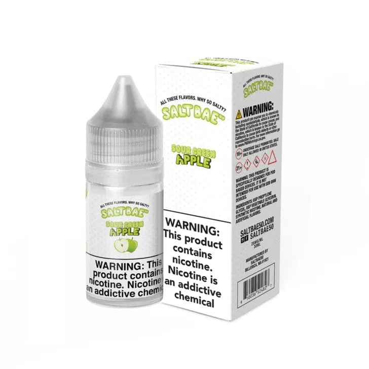 Sour Green Apple SALT - Salt Bae 50 - 30mL