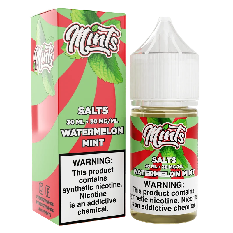 Watermelon Mint SALT - Mints Vape Co. - 30mL