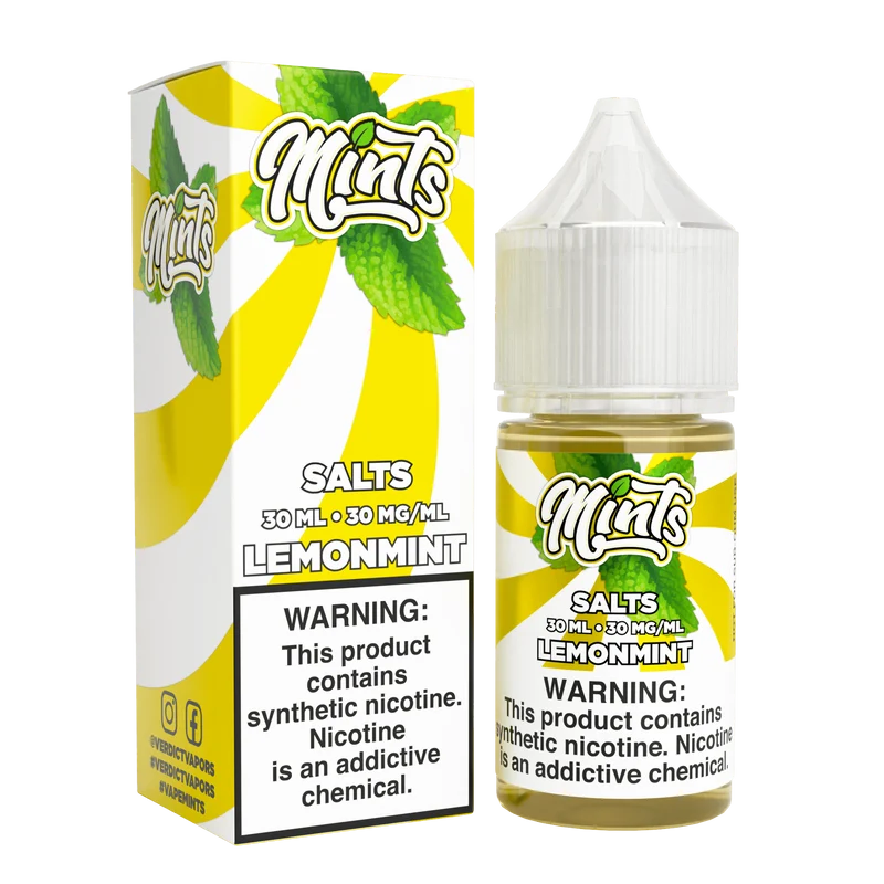 Lemon Mint SALT - Mints Vape Co. - 30mL