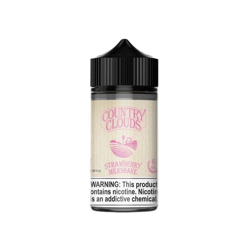 Strawberry Milkshake - Country Clouds - 100mL