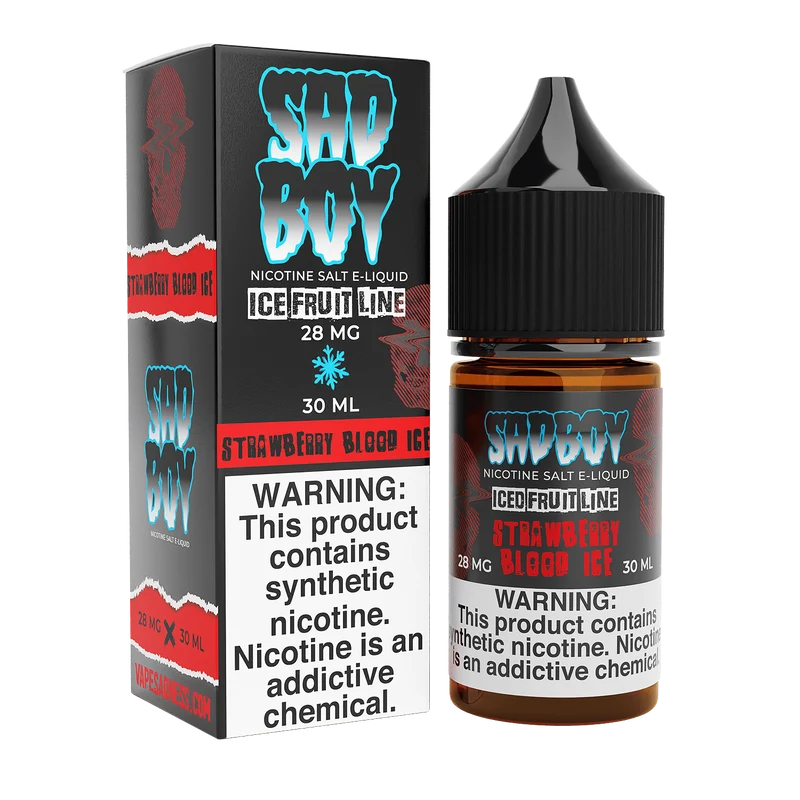 Strawberry Blood ICE SALT - Sadboy - 30mL