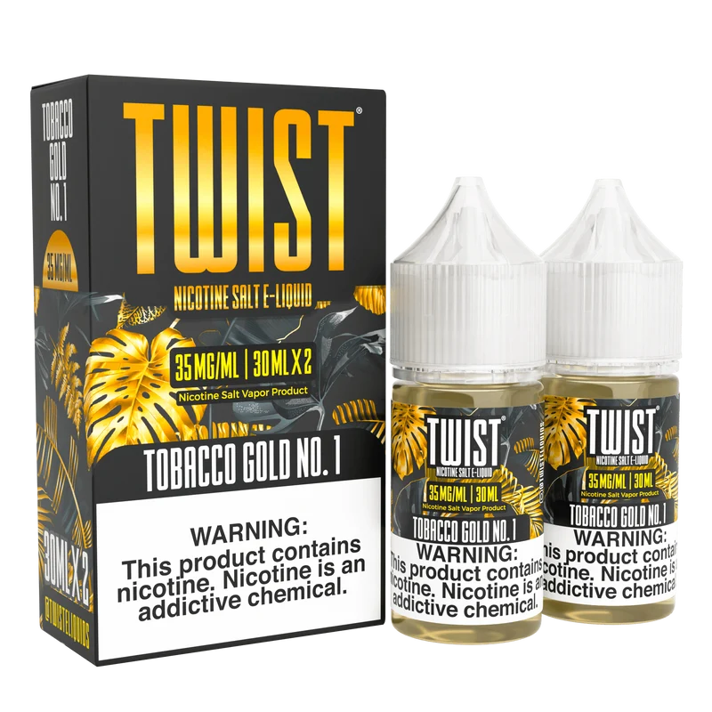 Tobacco Gold No. 1 SALT - Twist E-Liquids - 60mL