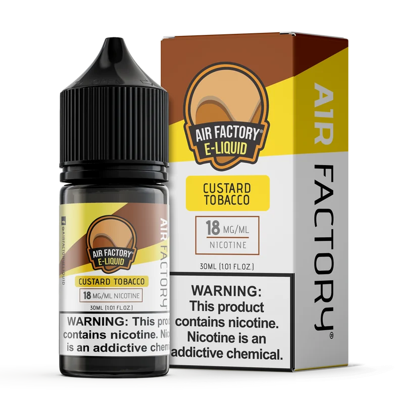 Custard Tobacco SALT - Air Factory E-Liquids - 30mL