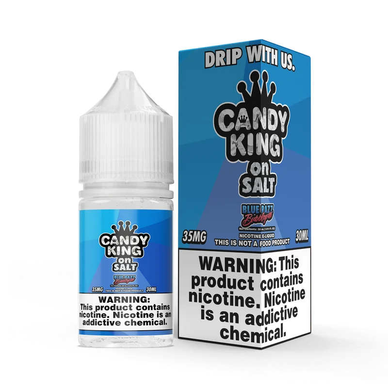 Blue Razz Bubblegum SALT - Candy King On SALT - 30mL