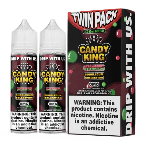 Strawberry Watermelon (BUBBLEGUM SERIES) - Candy King - 120mL