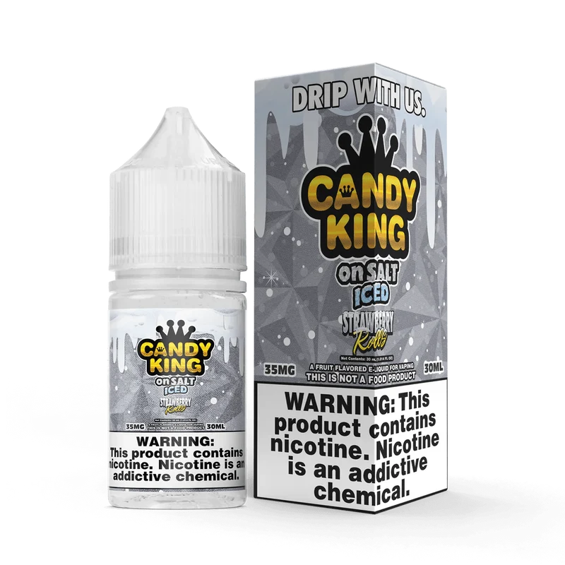 Strawberry Rolls SALT on ICE - Candy King On SALT - 30mL