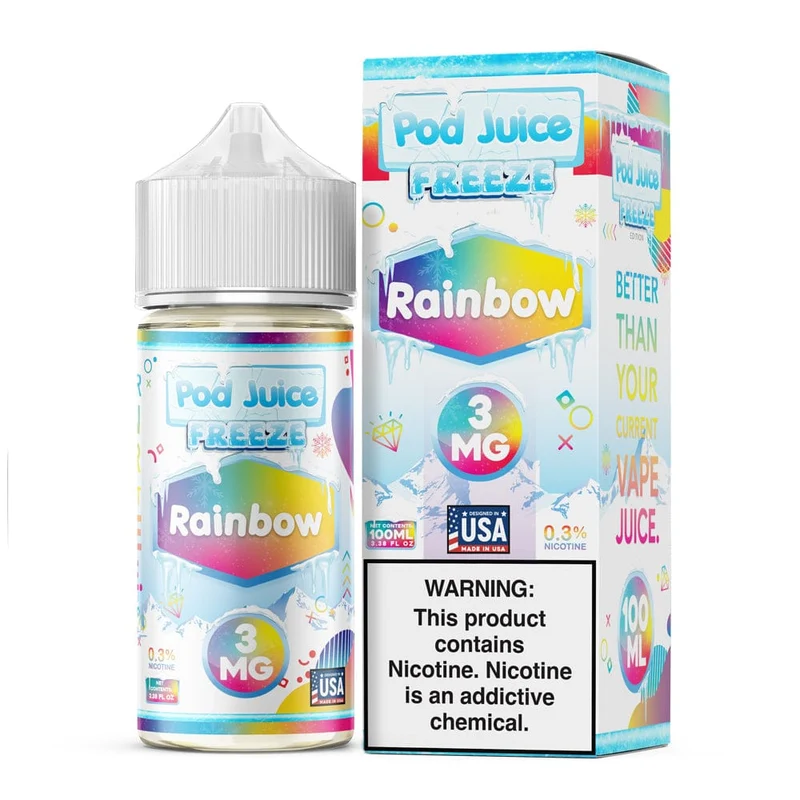 Rainbow FREEZE - Pod Juice - 100mL