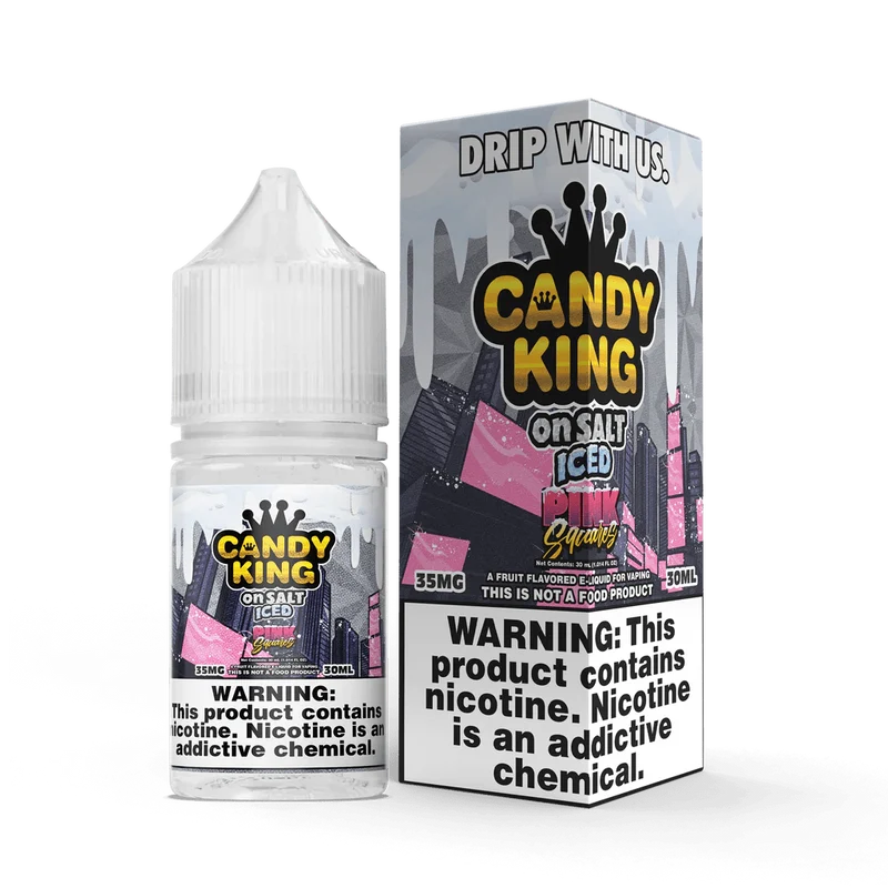 Pink Squares SALT on ICE - Candy King On SALT - 30mL