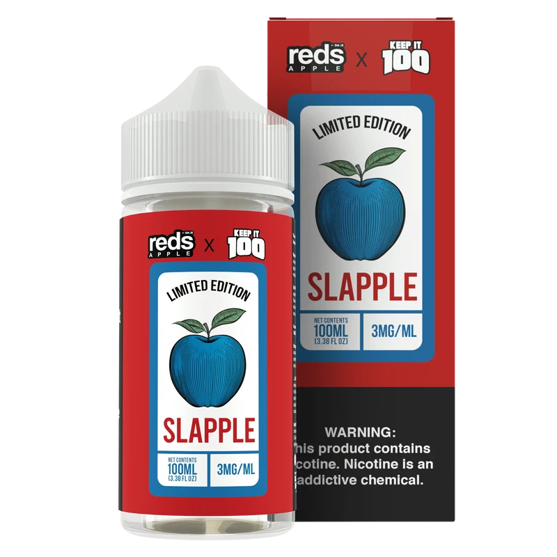 Slapple - Red's Apple E-Juice x Keep It 100 - 100mL