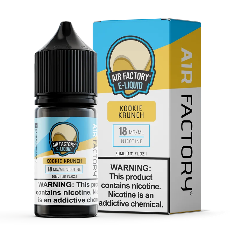 Vanilla Crumble/Kookie Crunch SALT - Air Factory E-Liquids - 30mL