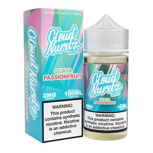 ICED Guava Passionfruit/Pink Guava Passion - Cloud Nurdz - 100mL