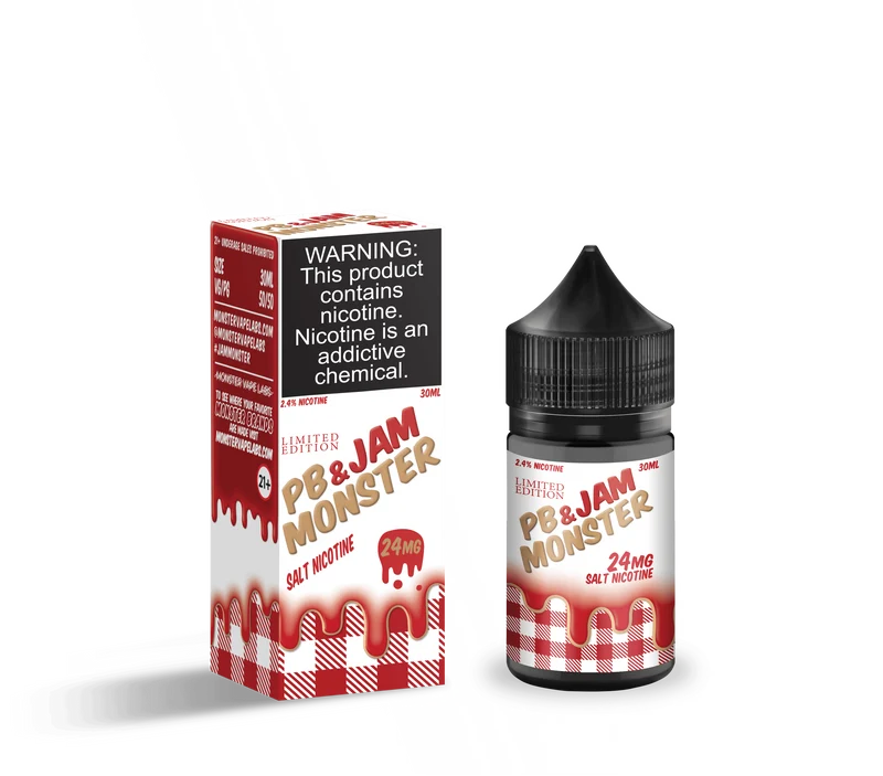 PB And Strawberry SALT - Jam Monster - 30mL