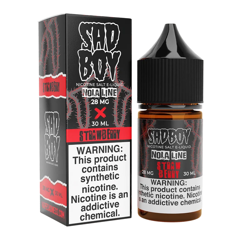 Strawberry Nola SALT - Sadboy - 30mL
