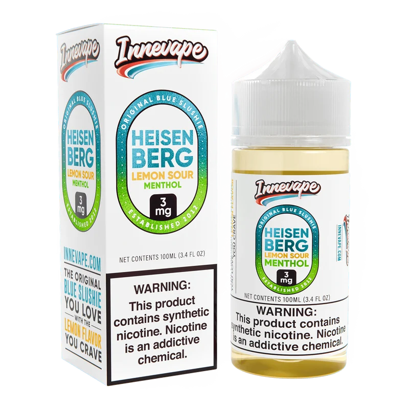 Heisenberg Lemon Sour Menthol - Innevape E-Liquids - 100mL