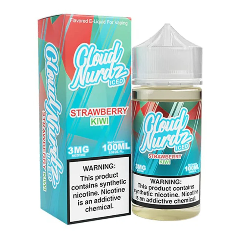ICED Strawberry Kiwi - Cloud Nurdz - 100mL