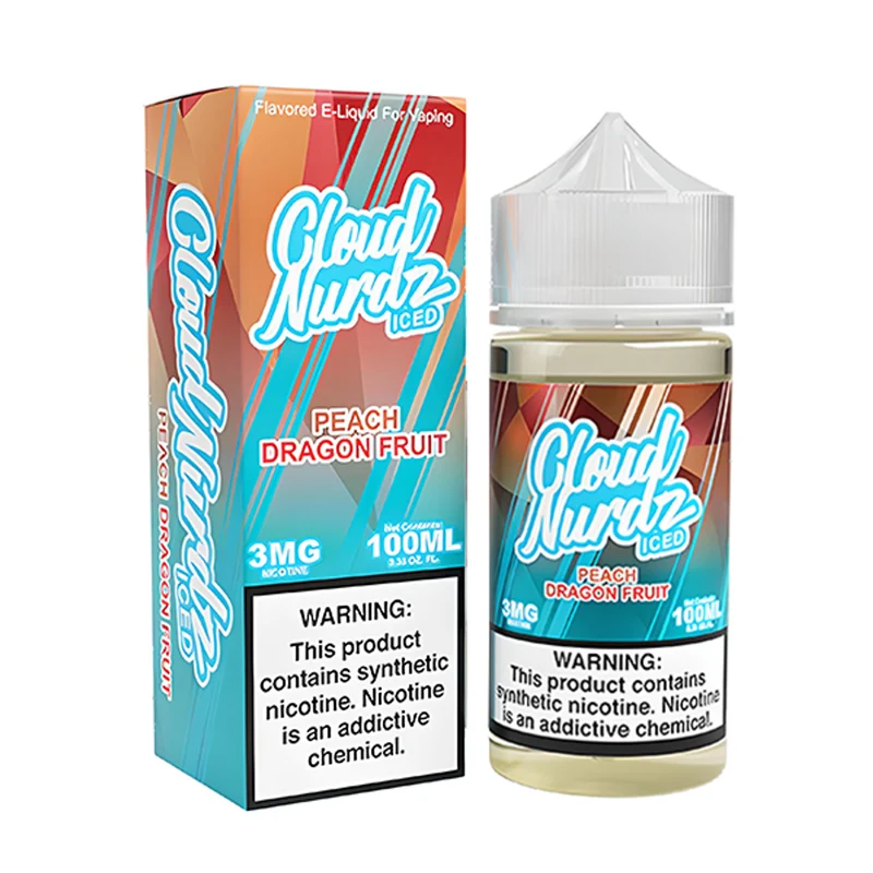 ICED Peach Dragon Fruit - Cloud Nurdz - 100mL