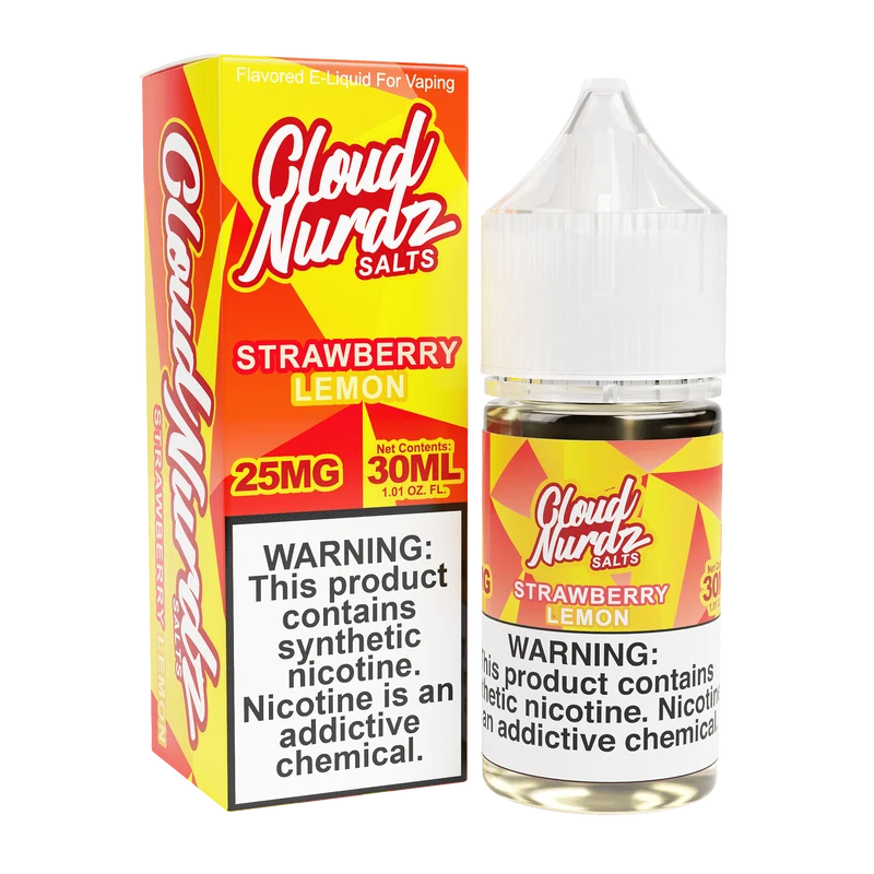 Strawberry Lemon SALT - Cloud Nurdz - 30mL