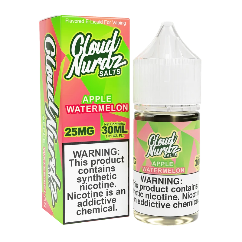 Apple Watermelon SALT - Cloud Nurdz - 30mL