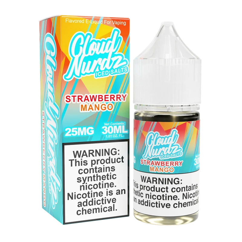 ICED Strawberry Mango SALT - Cloud Nurdz - 30mL