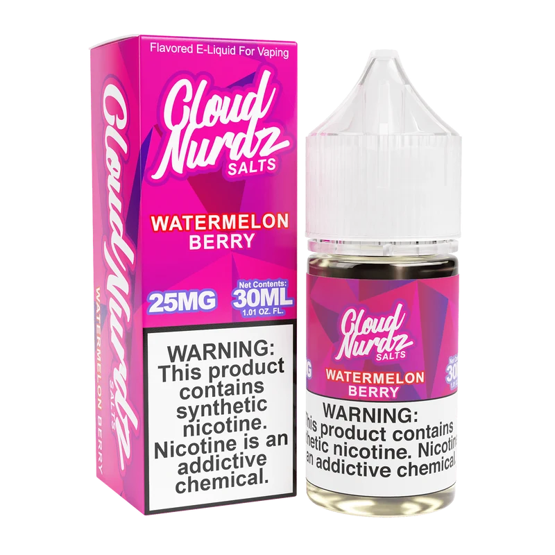 Watermelon Berry SALT - Cloud Nurdz - 30mL