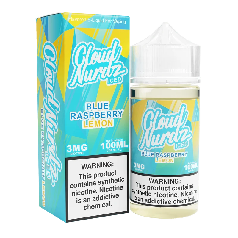 ICED Blue Raspberry Lemon - Cloud Nurdz - 100mL