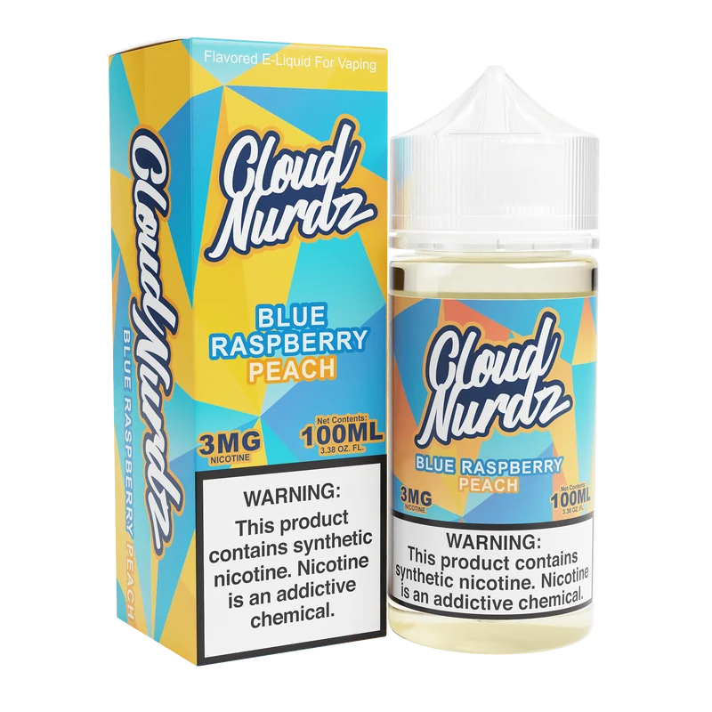 Blue Raspberry Peach - Cloud Nurdz - 100mL