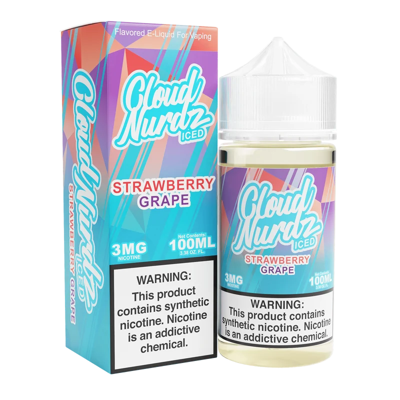 ICED Strawberry Grape - Cloud Nurdz - 100mL
