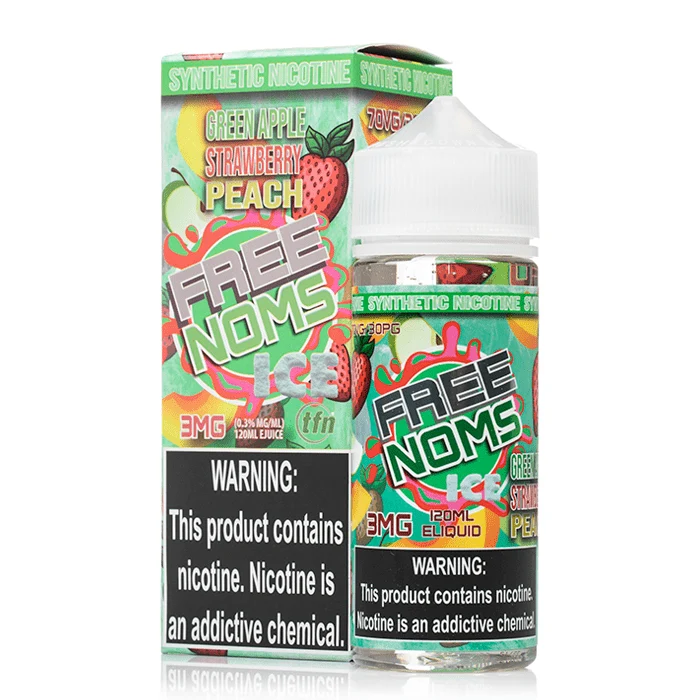 Green Apple Strawberry Peach ICE - Nomenon E-Liquids - 120mL