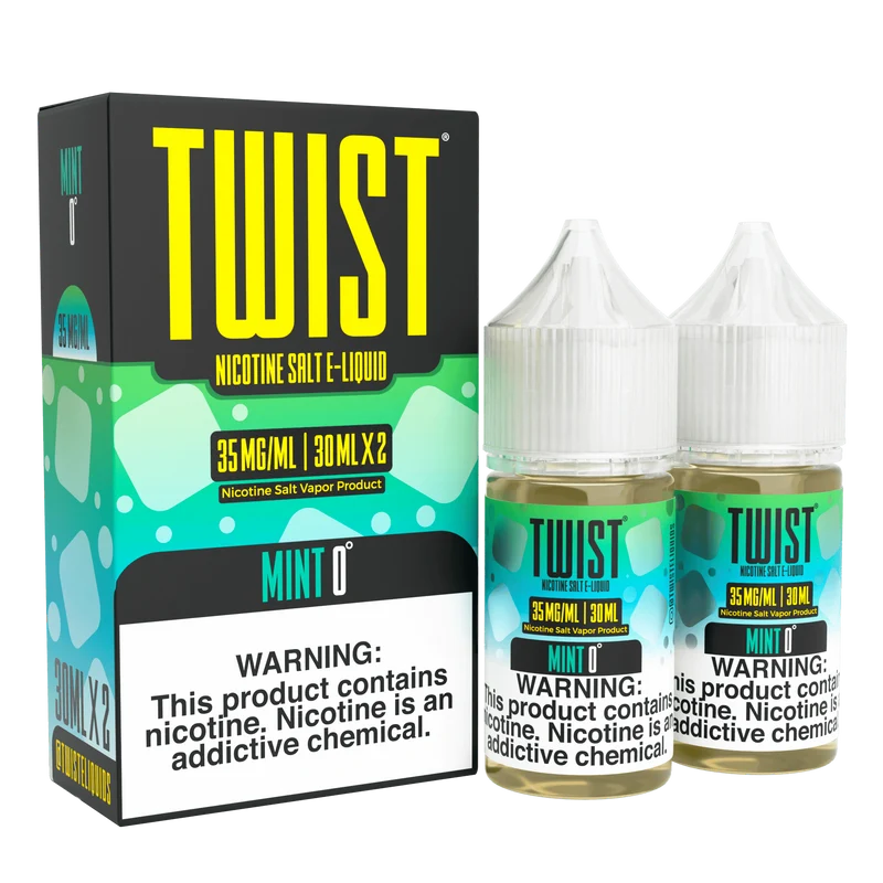 Mint 0 SALT - Twist E-Liquids - 60mL