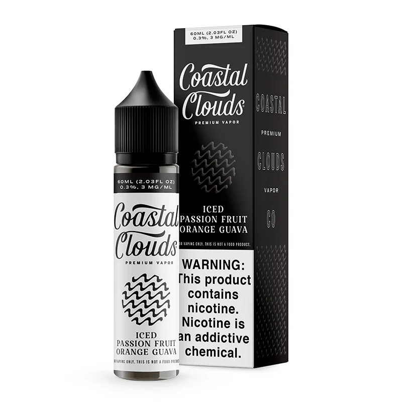 ICED Passion Fruit Orange Guava - Coastal Clouds - 60mL
