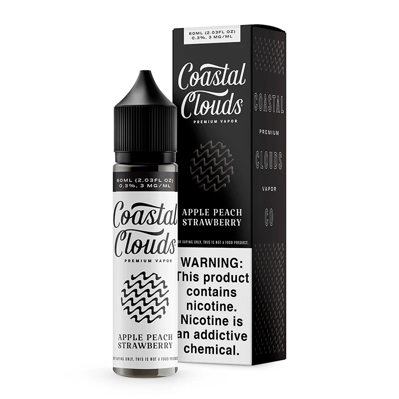 Apple Peach Strawberry - Coastal Clouds - 60mL