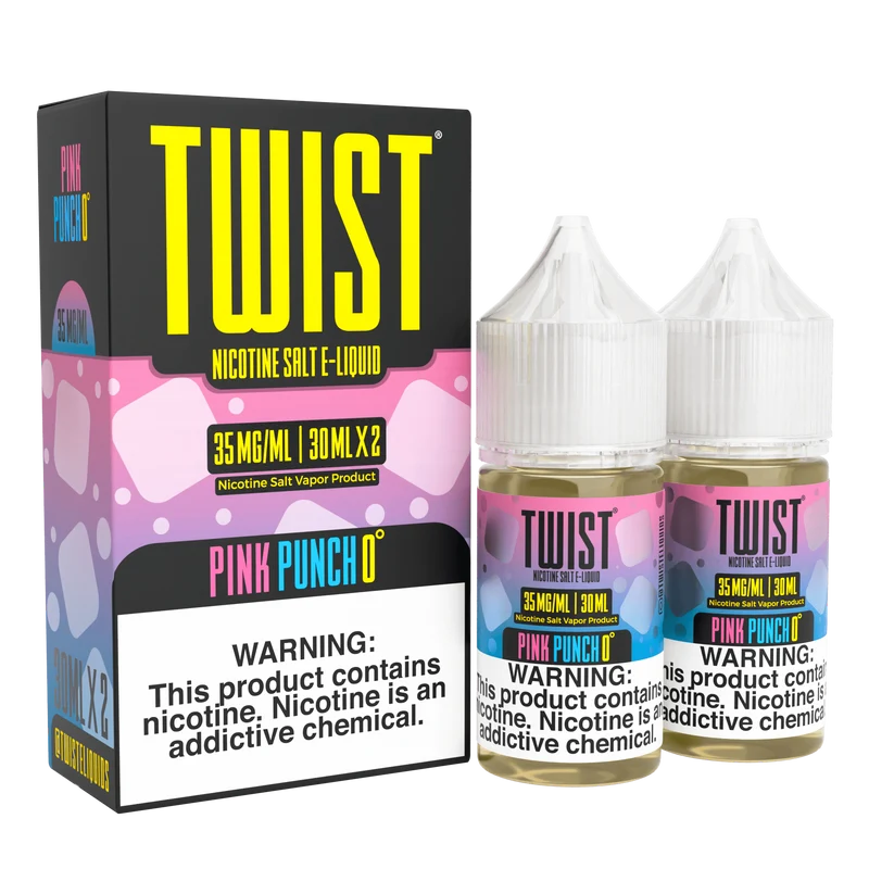 Pink Punch 0° (Pink 0°) SALT - Twist E-Liquids - 60mL