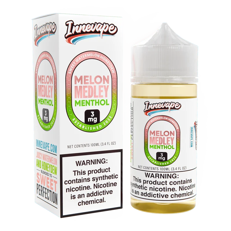 Melon Medley Menthol - Innevape E-Liquids - 100mL