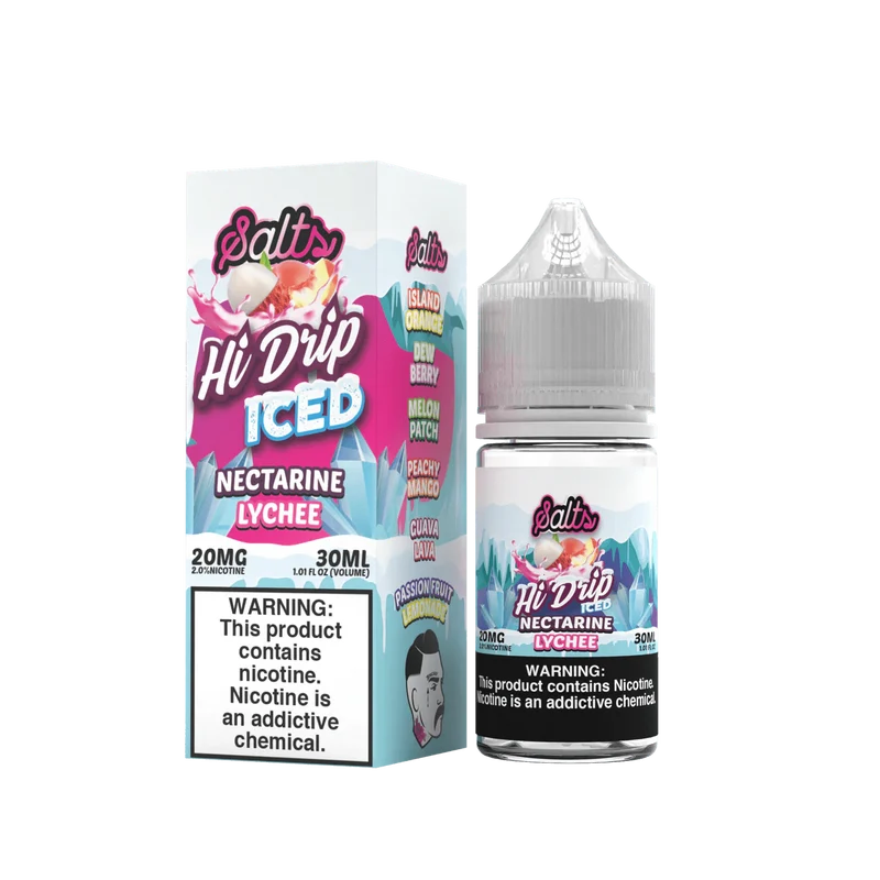 Nectarine Lychee ICED SALT - Hi Drip - 30mL