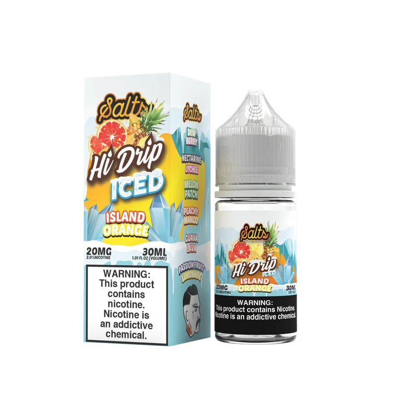Island Orange ICED SALT - Hi Drip - 30mL