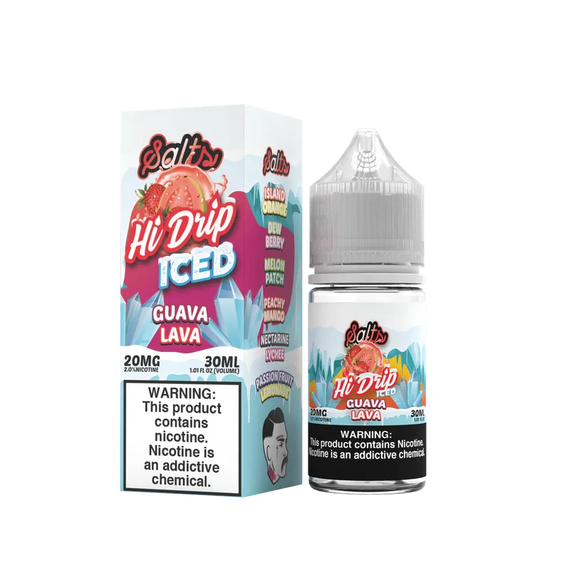 Guava Lava ICED SALT - Hi Drip - 30mL