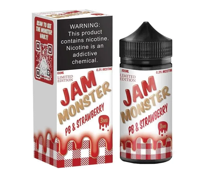 PB And Strawberry - Jam Monster - 100mL