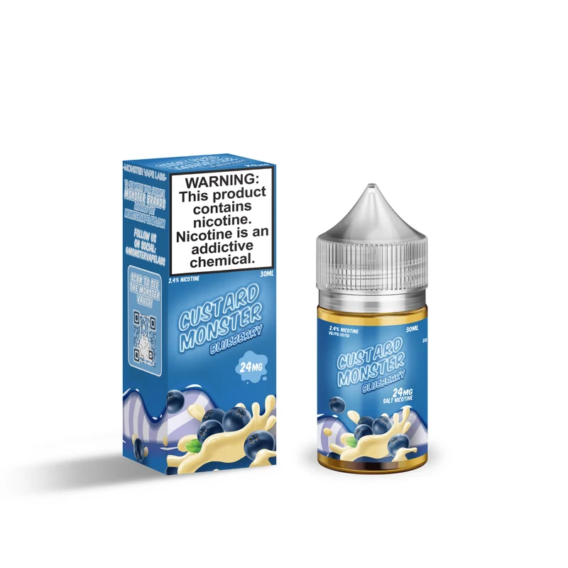 Blueberry SALT - Custard Monster - 30mL